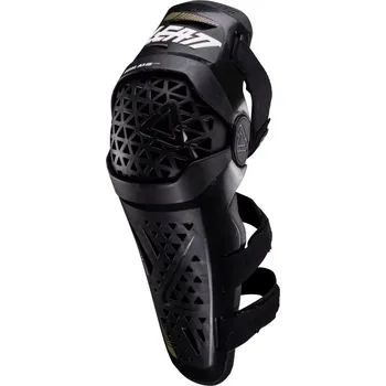 Chránič kolene perforované kloubové chrániče kolen Leatt Knee & Shin Guard Dual Axis Pro, černé Velikost: S/M