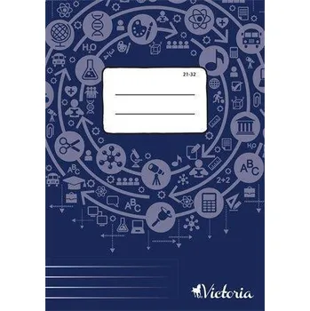 Sešit, A5, linkovaný, 32 listů, VICTORIA