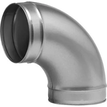 Ventilace D-Klima Oblouk lisovaný 90°, Ø 180 mm