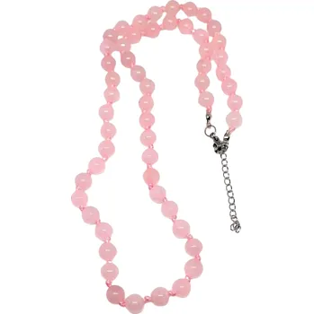 Náhrdelník Růženínový náhrdelník 6 mm s chirurgickou ocelí – jemnost a elegance