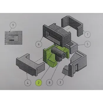Příslušenství ke kotli Vetim U38-U68 6-9čl. vyzdívka spodní levá
