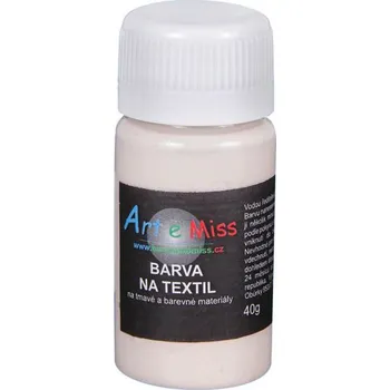Speciální výtvarná barva ARTEMISS Barva na tmavý textil 40g, slonová kost