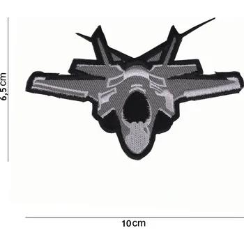 Nášivka Nášivka s letadlem F-35 Lightning šedočerná