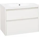 EBS Duomo Skříňka a umyvadlo 81 cm, bílá lesklá DUOMO81B