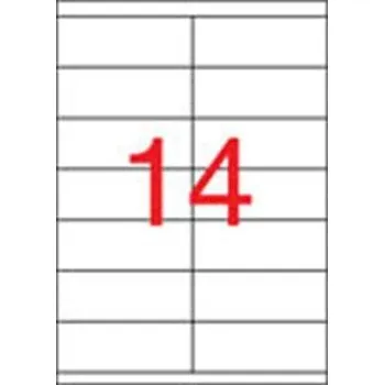 Samolepící etiketa Etiketa, ILC, 105x40 mm, dvouřadé, 1400 ks/bal., APLI