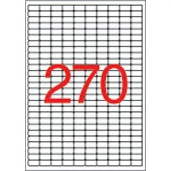 Samolepící etiketa Etiketa, 17,8 x 10 mm, snímatelná, zaoblené rohy, 6750 ks/bal., APLI 10197