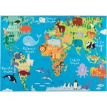 Dětský koberec Torino Kids 233 world map Varianta: 120x170 cm