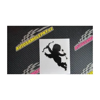 Samolepící dekorace SAMOLEPKA Amor 002 levá (10 - červená) NA AUTO, NÁLEPKA, FÓLIE, POLEP, TUNING, VLASTNÍ TEXT, TISK, AUTOSAMOLEPKY.cz, POLEPY, OBRÁZEK, LOGO, SAMOLEPKY