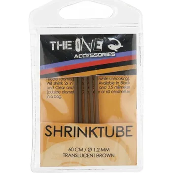 Smršťovací bužírka The One průhledná zelená 60cm - 1,2 mm