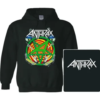 Pánská mikina mikina s kapucí Anthrax - Caught In A Mosh