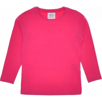 Dětské tričko dlouhý rukáv růžové 128