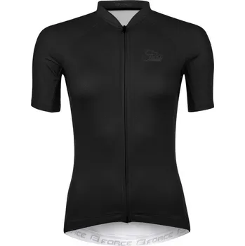 cyklistický dres Dres Force Pure dámské krátký černá M