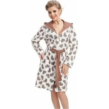 Dámský župan Dámský župan FR-228 - Dorota ecru-mocca S