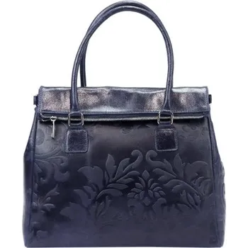 Kabelka DÁMSKÁ KOŽENÁ KABELKA BLUE Luka 20-054