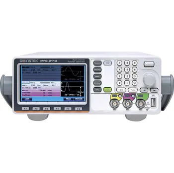 generátor funkcí GW Instek MFG-2110 Arbitrární generátor funkcí 1 µHz - 10 MHz 1kanálový arbitrární, sinusový, obdélníkový, trojúhelník, pulz