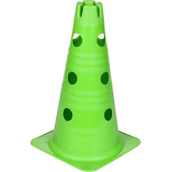 Sportovní kužel Kužel Vario s otvory zelená 30 cm