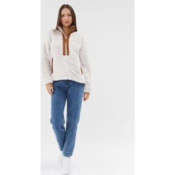 Dámské oblečení Columbia Fleecová mikina Boundless Discovery™ Sherpa FZ Écru Regular Fit L