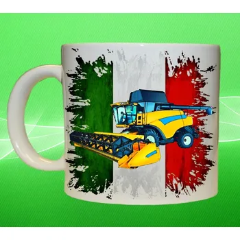 hrnek s kombajnem New Holland CR9090