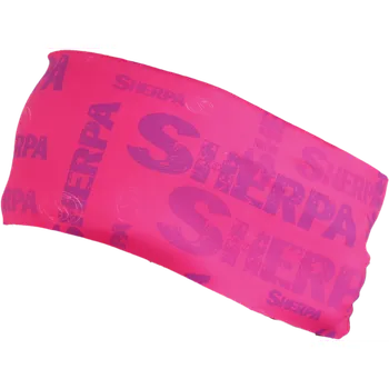 Čepice Funkční čelenka Sherpa RUN neon pink - Růžová, Univerzální