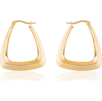 Náušnice franco bene Simple náušnice s propínacím zapínáním - pozlacené | 458