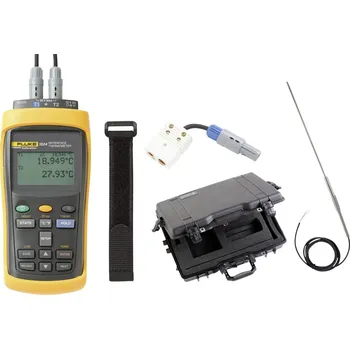 Fluke Calibration 1524-P3-256 referenční teploměr, typ senzoru PRT, přesný termistor, termočlánek, funkce dataloggeru