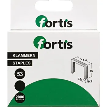 Spona do sešívačky Spony z jemného drátu 16 mm á 2000ks FORTIS