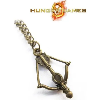 Seriál náhrdelník Hunger Games - luk Katniss šňůrka