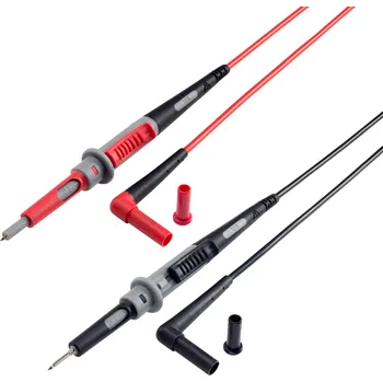 VOLTCRAFT MS-4PS bezpečnostní měřicí kabely 4mm bezpečnostní zástrčka zkušební hroty 1.00 m černá, červená 1 ks