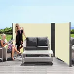 Dvojitá markýza / Boční zástěna Avenberg VIOLETA - Béžová