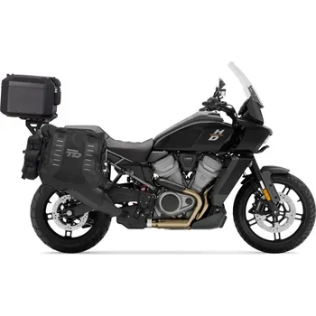 Zavazadlo na motocykl Kompletní sada sedlových brašen SHAD TERRA TR40 a hliníkového 55L vrchního kufru, včetně montážní sady SHAD HARLEY 1250 PAN AMERICA