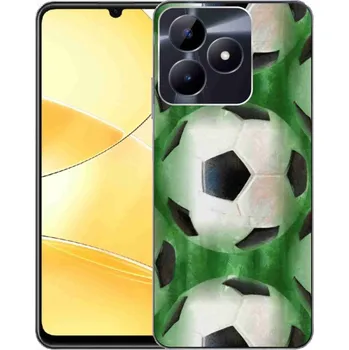 Fotbalový míč Gelový kryt mmCase na Realme C51/C53 - fotbalový míč