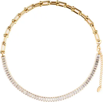 Náhrdelník franco bene Crystal náhrdelník - pozlacený | 922