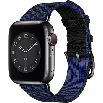 Řemínek na hodinky AW Pevný nylonový řemínek na Apple Watch - Modrý Šířka uchycení řemínku: 38/40/41/42mm, Barva: Modrý IR-AWGW-0122