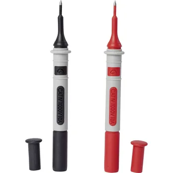 Elektrická zásuvka Chauvin Arnoux P01295491Z měřící hrot zásuvka 4 mm CAT IV 1000 V červená, černá 2 ks