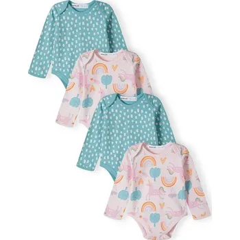 Kojenecký body Minoti Body kojenecké 4pack, Minoti, 16mbaby 8, holka 2023 Velikost: 62/68, SizeAge: 3-6m