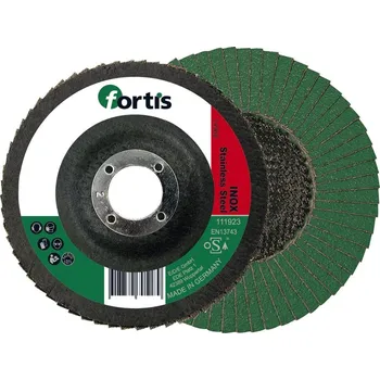 Brusný kotouč Vějíř. brus. kot. Inox 125mm K60 klenutý FORTIS