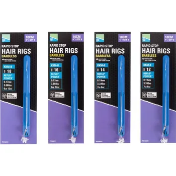 Rybářský háček Preston MSS Rapid Stop Rig KKM-B Barbless 4"/10cm Velikost háčku: 12