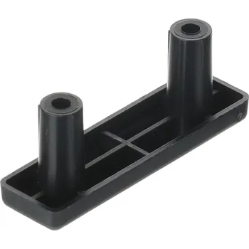 Nábytkové kování Interex Kluzák narážecí s trny / Černý - 10 ks