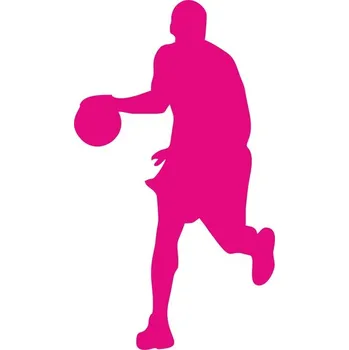 Samolepící dekorace ON-DESIGN Samolepka BASKETBALISTA Barva: purpurová