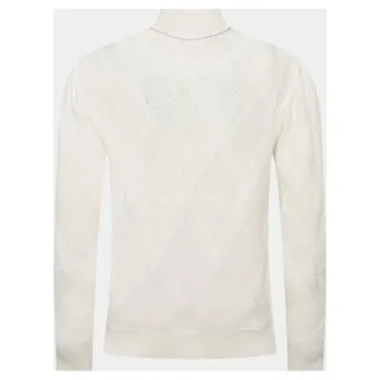 Dámský svetr Lindbergh Rolák 30-804043 Écru Relaxed Fit XL