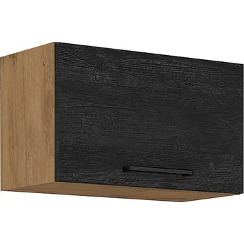 Kuchyňská skříňka Horní skříňka na digestoř VIGGO DARK WOOD 60 GU-36 1F