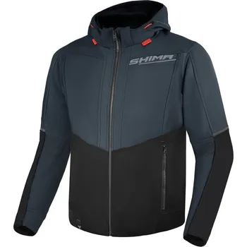 Moto bunda SHIMA Mikina na motorku Daybreaker šedo/černá 4XL
