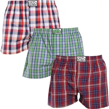 Trenýrky 3PACK pánské trenky Styx klasická guma vícebarevné (3A20246) M Možnost vrácení zboží ZDARMA do 120 dnů!