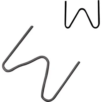 Příslušenství ke svářečce Sponky na svařování plastů RS46, sada 100 ks, tvar M, průměr drátu 0,6 mm - Genborx