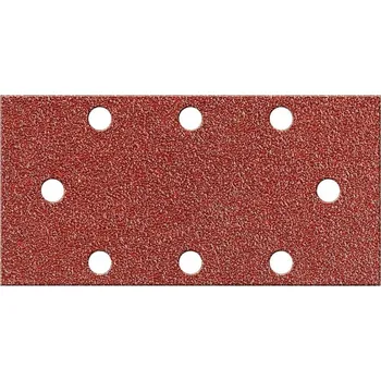 Brusný papír Brusný papír pro vibrační brusky 10ks 93 x230mm, K80,8 děr FORTIS