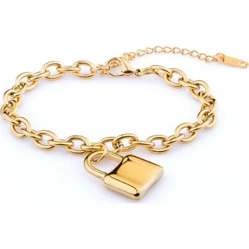 Náramek franco bene Eyed náramek se zámkem - pozlacený | 301