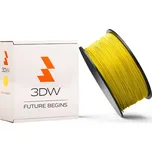Tisková struna 3DW (filament) ABS, 2,9mm, 1kg, žlutá, 220-250°C