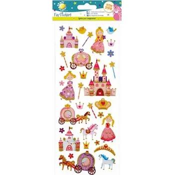 samolepka WEST DESIGN Samolepky třpytivé Princezny