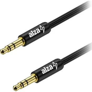 Datový kabel AlzaPower AluCore Audio 3.5mm Jack (M) to 3.5mm Jack (M) 1m černý