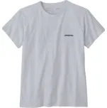 Patagonia P-6 Logo Responsibili-Tee Women White bílá S